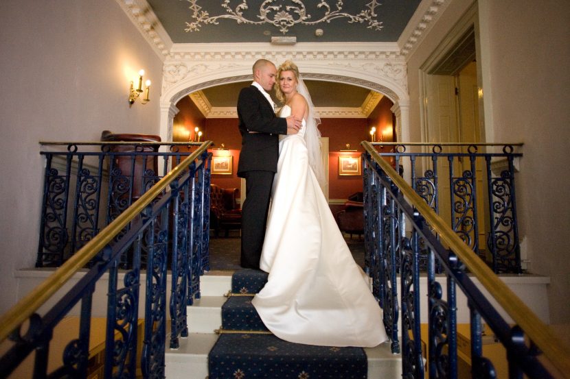 Wedding photography at the Arnos Manor Hotel